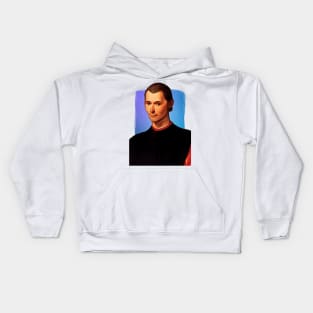 Italian Writer Niccolo Machiavelli illustration Kids Hoodie